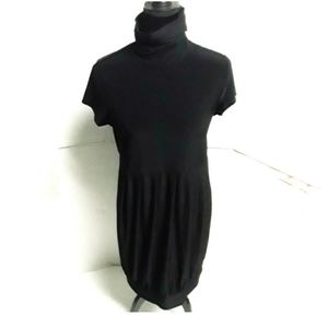 GNW beautiful womens black turtleneck dress